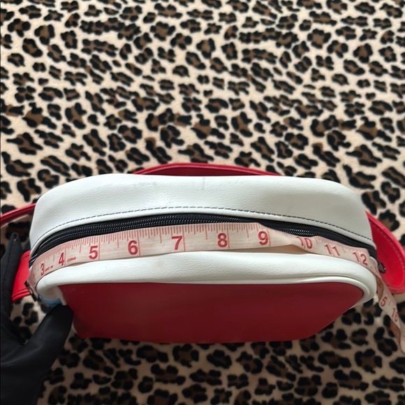 2003 PAUL FRANK β€οΈπ Vintage Zipper Shoulder Bag Y2K Red Blue William the Mouse - Picture 6 of 16